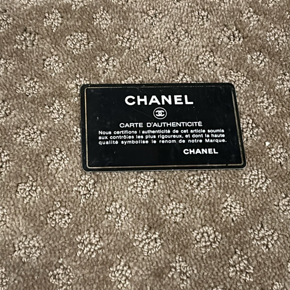 Chanel W/COA Card Classic Vintage Interlocking CC Logo Small Snap Bifold Wallet - Picture 8 of 9